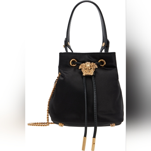 BNWT Versace La Medusa Satin Mini Bucket bag - Picture 1 of 3